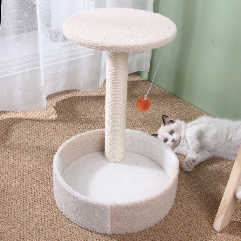 Cica Játék Macska Fészek Köszörülés Macska Kellékek Rongzhu Sisal Shengbang Macska Mászóállvány Kis Karmos Macska Kaparódeszka Integrált