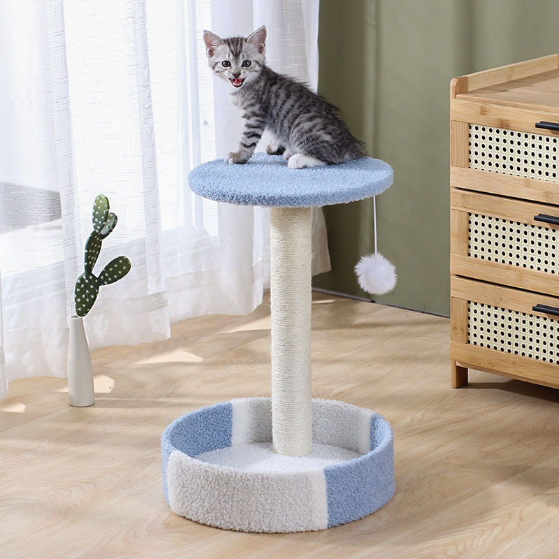Cica Játék Macska Fészek Köszörülés Macska Kellékek Rongzhu Sisal Shengbang Macska Mászóállvány Kis Karmos Macska Kaparódeszka Integrált