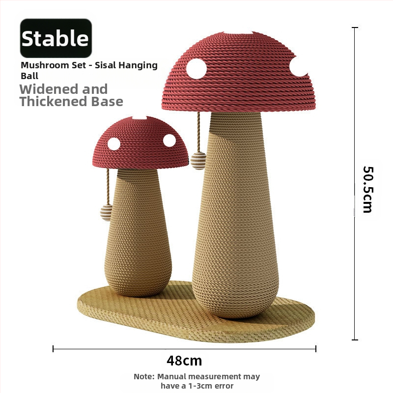 Macska kaparódeszka kopásálló, kipattogzásmentes karomoszlop függőleges szizál karcálló macskajáték önkiegyenesítő macska mászóállvány integrált
