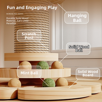 Természetes szizál függőleges kókuszlé kókuszfa mászóka állvány macska mászóka állvány macska kapaszkodó oszlop macska ugró platform macskafa macskajáték kisállat-kellékek