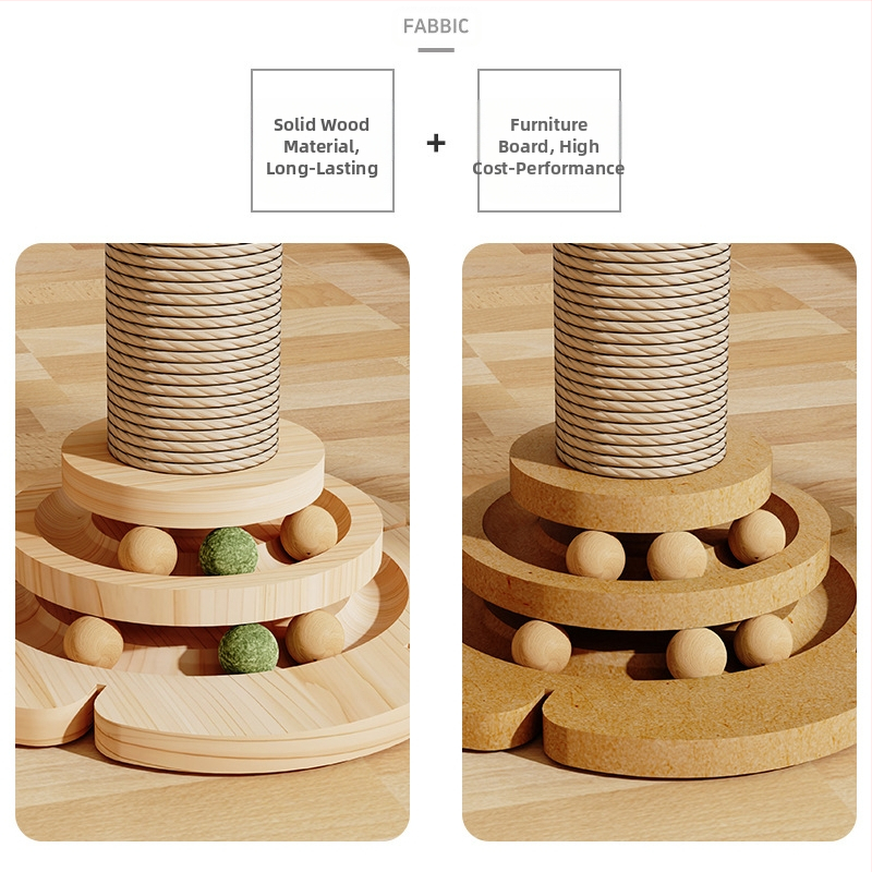 Вертикална стойка за катерене от кокосов сок от естествен сизал, стойка за катерене за котки, колона за хващане за котки, платформа за скачане за котки, дърво за котки, играчка за котки, домашни любимци