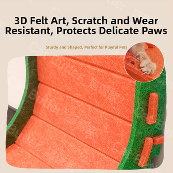 L-típusú függőleges macskakaparódeszka filc macskafészek integrált kopásálló, morzsamentes macskakarom-csiszolásos műtárgy extra nagy macskakaromdeszka