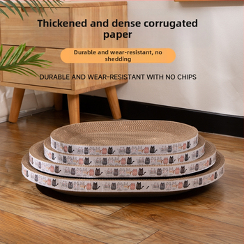 Ploča za grebanje za mačke Otporna na ogrebotine Zdjela otporna na ogrebotine Mačje gnijezdo Valoviti okrugli ovalni umivaonik za grebanje za mačke Igračka za mačke na zalihi Veleprodaja