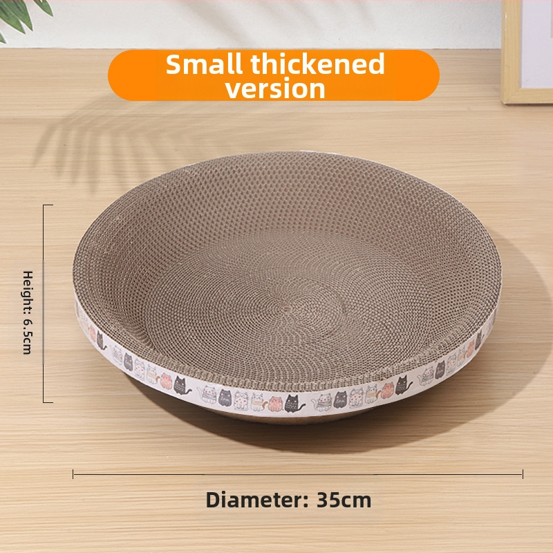 Ploča za grebanje za mačke Otporna na ogrebotine Zdjela otporna na ogrebotine Mačje gnijezdo Valoviti okrugli ovalni umivaonik za grebanje za mačke Igračka za mačke na zalihi Veleprodaja