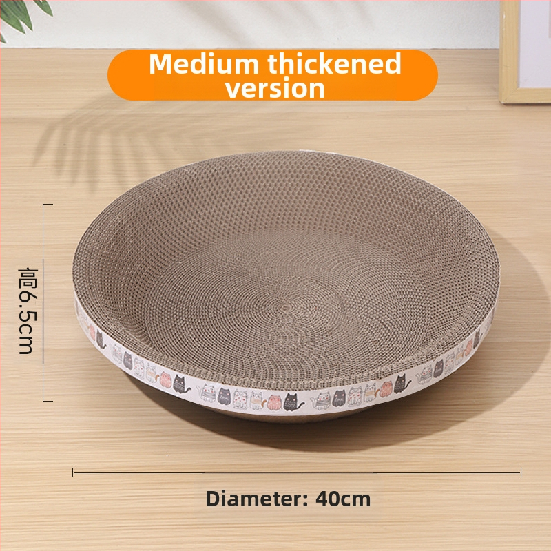 Ploča za grebanje za mačke Otporna na ogrebotine Zdjela otporna na ogrebotine Mačje gnijezdo Valoviti okrugli ovalni umivaonik za grebanje za mačke Igračka za mačke na zalihi Veleprodaja