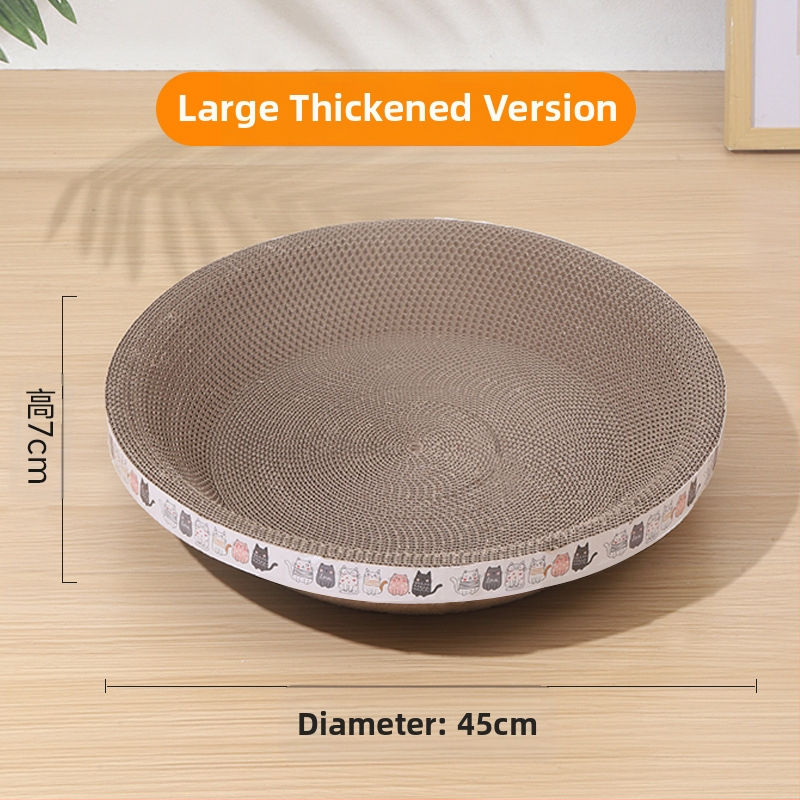 Ploča za grebanje za mačke Otporna na ogrebotine Zdjela otporna na ogrebotine Mačje gnijezdo Valoviti okrugli ovalni umivaonik za grebanje za mačke Igračka za mačke na zalihi Veleprodaja