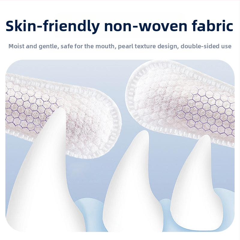 Търговия на едро на кърпички за почистване на зъби за домашни любимци, покриващи пръсти, 50 броя, дезодорант за премахване на камъни за котки и кучета, почистване на устната кухина, доставка на едно парче