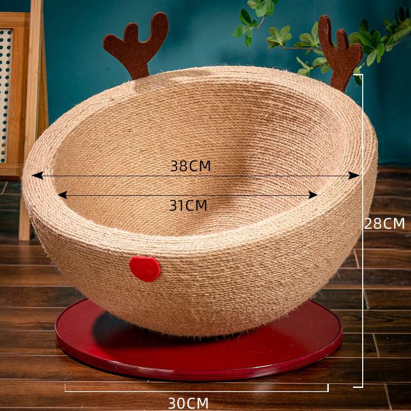 Szizál macska kaparódeszka fészek kopásálló és próbabábu-álló macskafészek macskajáték kanapé macska elleni karcolás macska mászóállvány túlméretezett és nem rossz