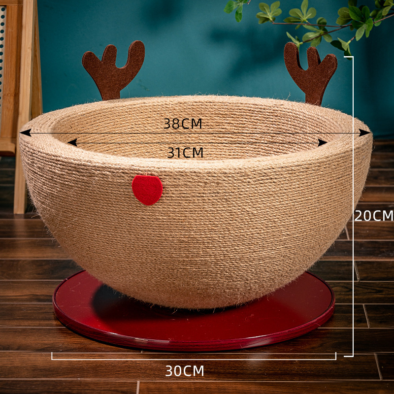 Szizál macska kaparódeszka fészek kopásálló és próbabábu-álló macskafészek macskajáték kanapé macska elleni karcolás macska mászóállvány túlméretezett és nem rossz