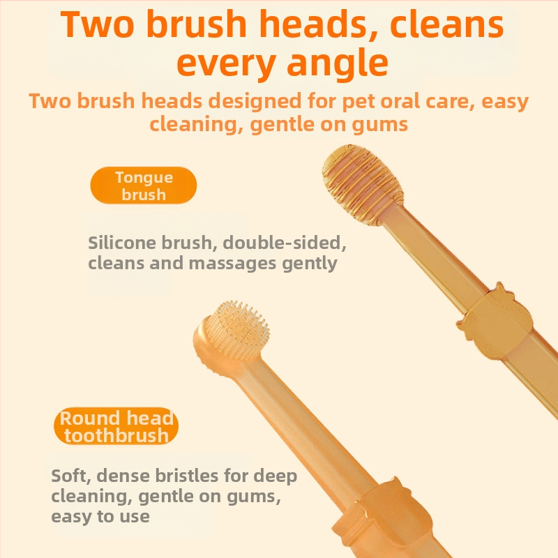 Οδοντόβουρτσα σιλικόνης για γάτες, σετ οδοντόβουρτσας για σκύλους, οδοντόβουρτσα για κατοικίδια, τεχνητά προϊόντα καθαρισμού δοντιών γάτας για χονδρική πώληση