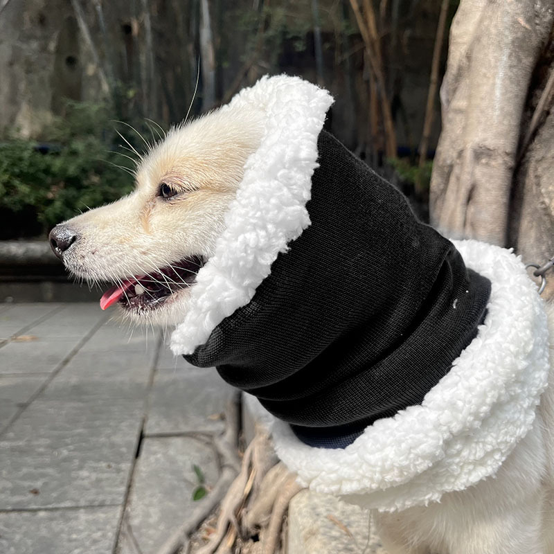 Трансгранични двуслойни удебелени антифони за кучета, шумоизолиращи антифони за домашни любимци, успокояващи декомпресорни антифони за глава, топли антифони за кучета