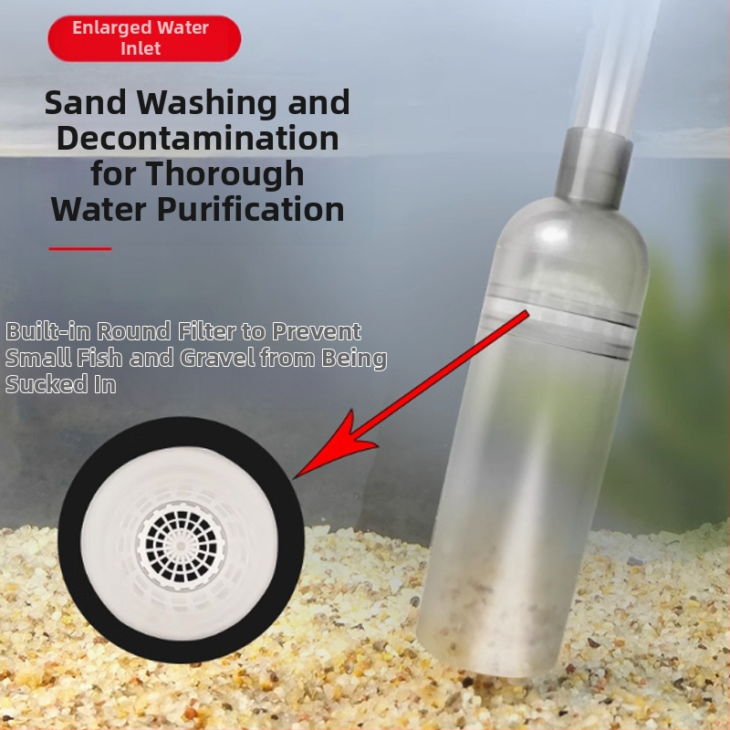 Сменятел за вода в аквариума, водна помпа за пясък, водна помпа, сифон за засмукване на вода в аквариума, ръчна смяна на вода, всмукателна тоалетна