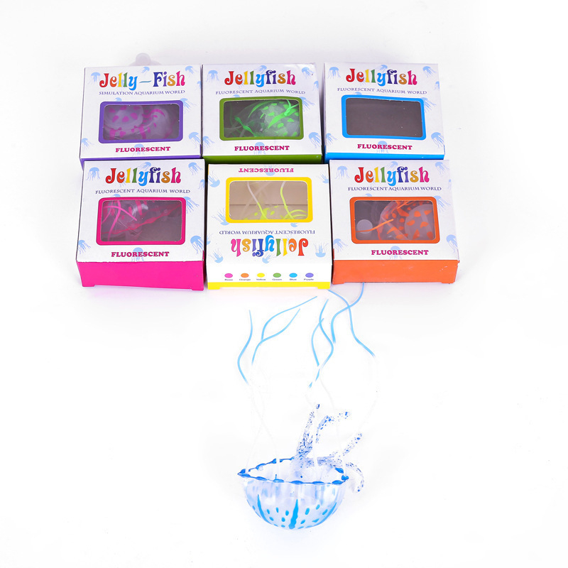 Zivju tvertnes simulācijas medūzu ainavu rotājumi lieli, vidēji un mazi gaismas medūzu akvāriju ainavu ražotāji iegādājas