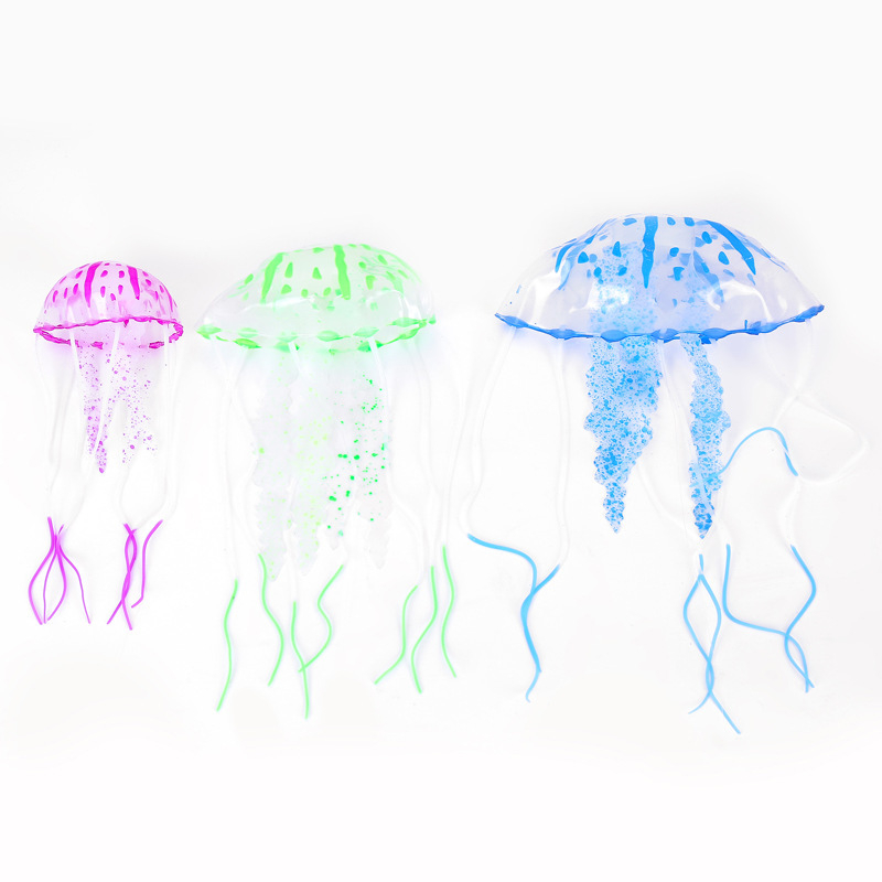 Zivju tvertnes simulācijas medūzu ainavu rotājumi lieli, vidēji un mazi gaismas medūzu akvāriju ainavu ražotāji iegādājas