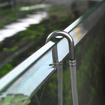 Veekõrrega akvaarium, roostevabast terasest küünarnukk, süsinikdioksiidi rafineerija, U-toruga õhutoru, ühendustoru, CO2 klaasist toru