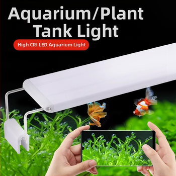 Енергоспестяваща лампа за аквариум, LED специално осветление за аквариум, озеленяване, лампа за трева, устойчива на пръски, лампа за рамка на малък аквариум