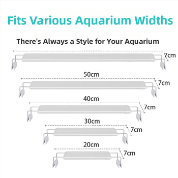 Енергоспестяваща лампа за аквариум, LED специално осветление за аквариум, озеленяване, лампа за трева, устойчива на пръски, лампа за рамка на малък аквариум
