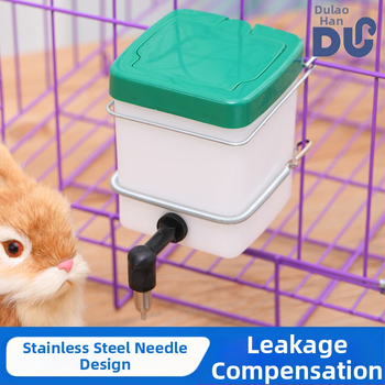 Κρήνη πόσης κουνελιού χονδρικής διασυνοριακής προμήθειας κατοικίδιων ζώων παπαγάλου κουνελιού μεγάλης χωρητικότητας κρεμαστή καρφίτσα πυροδότησης αυτόματη βραστήρα κατοικίδιων ζώων