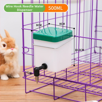 Κρήνη πόσης κουνελιού χονδρικής διασυνοριακής προμήθειας κατοικίδιων ζώων παπαγάλου κουνελιού μεγάλης χωρητικότητας κρεμαστή καρφίτσα πυροδότησης αυτόματη βραστήρα κατοικίδιων ζώων