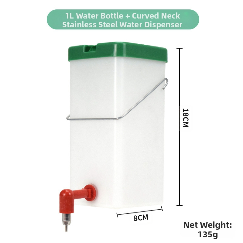 Uus küüliku joogikauss lemmikloomale nõelaga lekkekindel veekeetja lemmikloomale ülisuur joogivee jaotur lahtivõtmiseks ja otseniisutamiseks