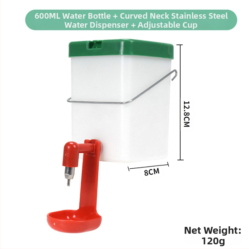 Uus küüliku joogikauss lemmikloomale nõelaga lekkekindel veekeetja lemmikloomale ülisuur joogivee jaotur lahtivõtmiseks ja otseniisutamiseks