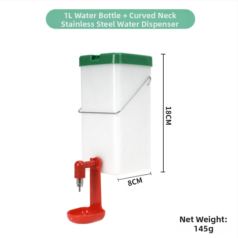 Uus küüliku joogikauss lemmikloomale nõelaga lekkekindel veekeetja lemmikloomale ülisuur joogivee jaotur lahtivõtmiseks ja otseniisutamiseks