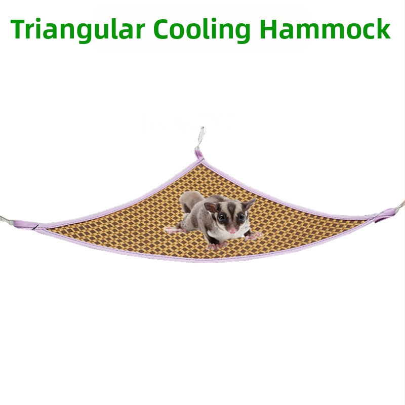 Hamsteri suvine võrkkiik, väikese lemmiklooma kolmnurkne võrkkiik, meekott, orav, külmmatt, võrkkiik, väikese lemmiklooma jahutustarbed