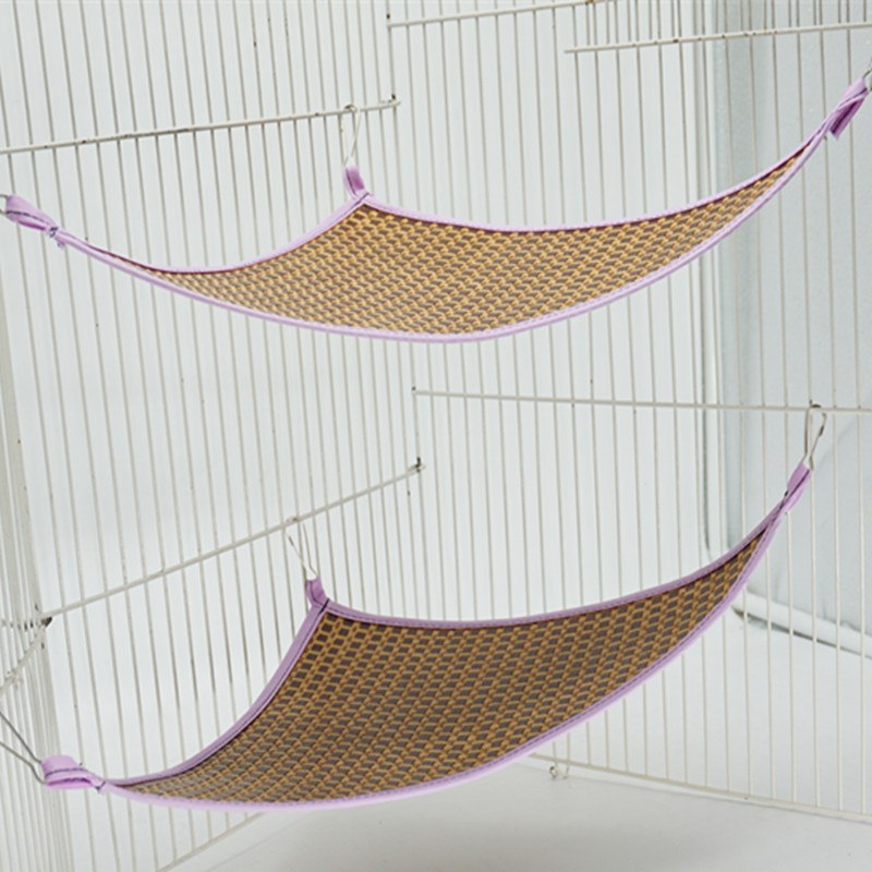 Letná hojdacia sieť pre škrečky, trojuholníková hojdacia sieť pre malé domáce zvieratá, vrecko s medom, studená podložka pre veveričky a domáce zvieratá, hojdacia sieť pre malé domáce zvieratá, chladiace potreby
