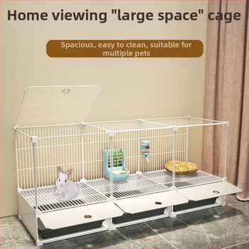 Küülikupuuri majapidamise suur siseruumides kasutatav küülikualus merisiga merisiga puur lemmiklooma küüliku pesa küülikupuur kahekihiline vanglavastane kaitse