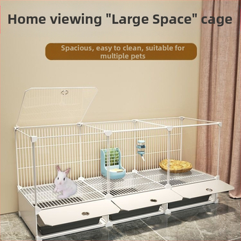 Küülikupuuri majapidamise suur siseruumides kasutatav küülikualus merisiga merisiga puur lemmiklooma küüliku pesa küülikupuur kahekihiline vanglavastane kaitse