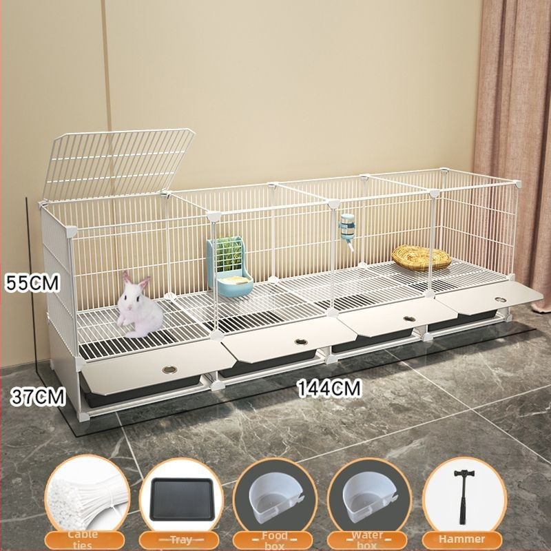 Küülikupuuri majapidamise suur siseruumides kasutatav küülikualus merisiga merisiga puur lemmiklooma küüliku pesa küülikupuur kahekihiline vanglavastane kaitse