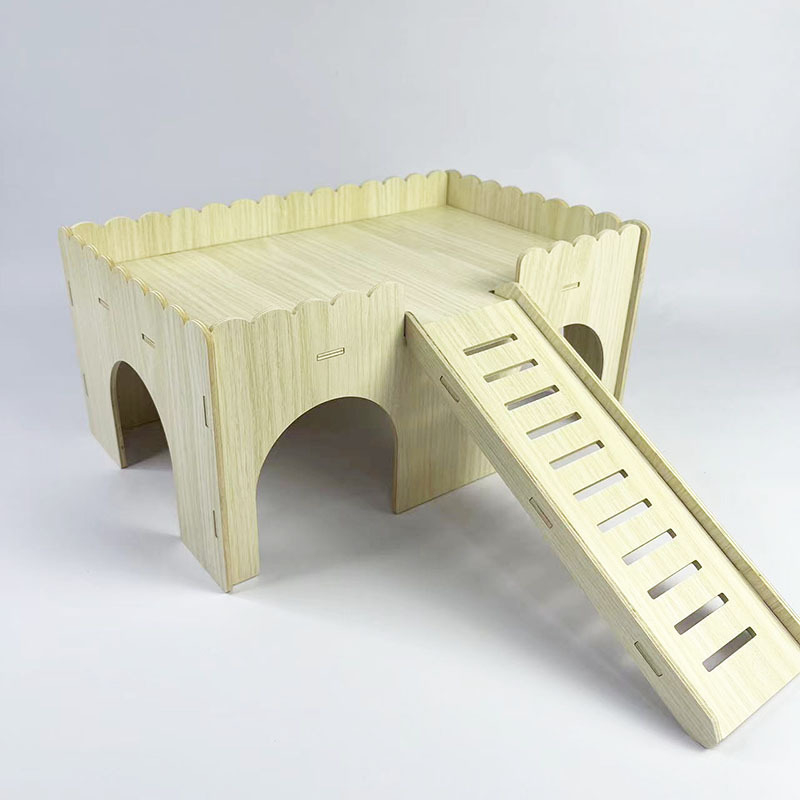 Täispuidust orav, hamster, hollandi sea pesa, Totoro jänes, kuldne karu, väike maja, merisiga, siil, väikese lemmiklooma pesa, magamisruum