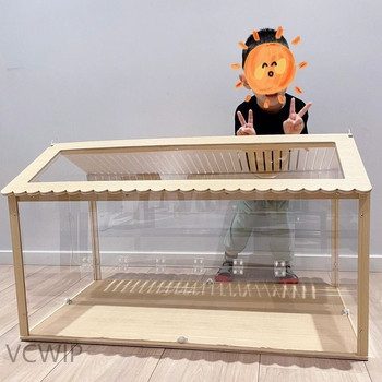 Клетка за хамстери за наблюдение на звезди, голяма вила, 60 кутии за хранене на златни мечки, доставени до вила Haukli Wo