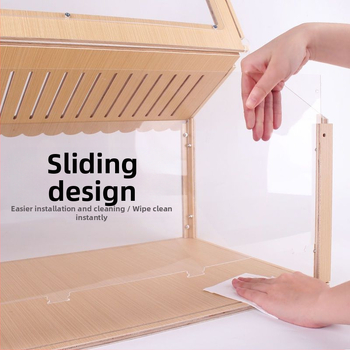 Клетка за хамстери за наблюдение на звезди, голяма вила, 60 кутии за хранене на златни мечки, доставени до вила Haukli Wo