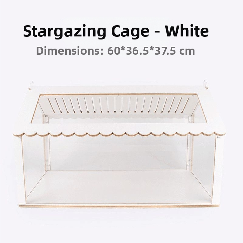 Клетка за хамстери за наблюдение на звезди, голяма вила, 60 кутии за хранене на златни мечки, доставени до вила Haukli Wo