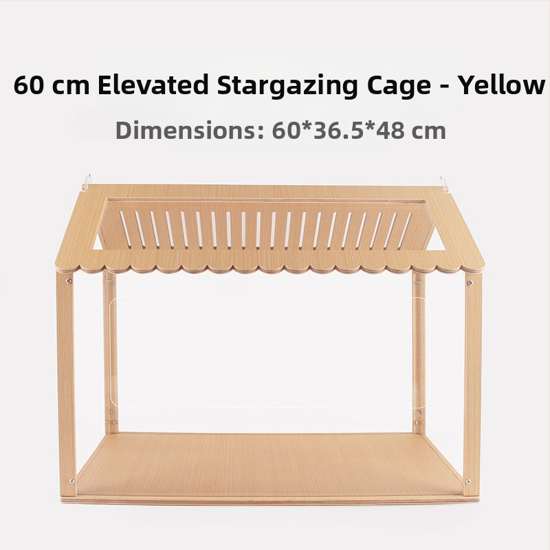 Клетка за хамстери за наблюдение на звезди, голяма вила, 60 кутии за хранене на златни мечки, доставени до вила Haukli Wo