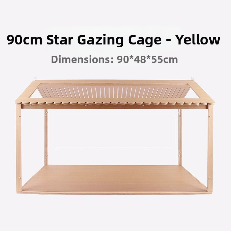 Клетка за хамстери за наблюдение на звезди, голяма вила, 60 кутии за хранене на златни мечки, доставени до вила Haukli Wo