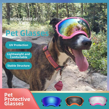Új kisállat szemüveg színes napellenző UV-szűrős kutya napszemüveg nagy kutyáknak kültéri katonai kutya védőszemüveg