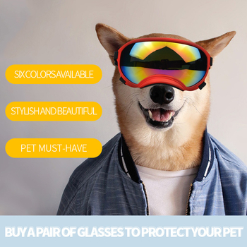 Νέα γυαλιά ηλίου για κατοικίδια, πολύχρωμα σκίαστρα, αντι-UV γυαλιά ηλίου για σκύλους, μεγάλα γυαλιά ηλίου για εξωτερικούς χώρους, στρατιωτικά γυαλιά για σκύλους