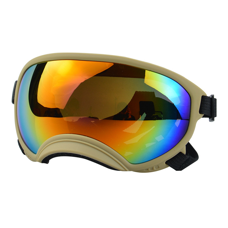 Új kisállat szemüveg színes napellenző UV-szűrős kutya napszemüveg nagy kutyáknak kültéri katonai kutya védőszemüveg