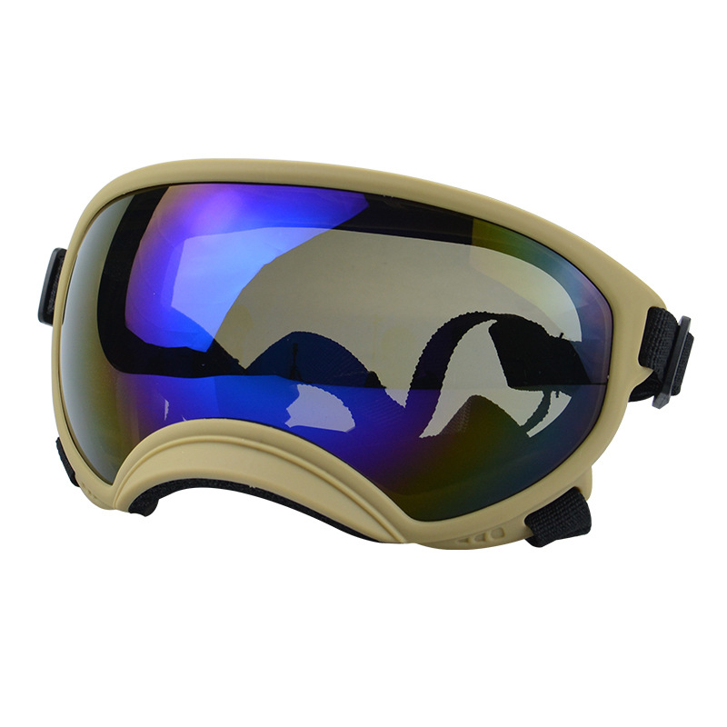 Új kisállat szemüveg színes napellenző UV-szűrős kutya napszemüveg nagy kutyáknak kültéri katonai kutya védőszemüveg