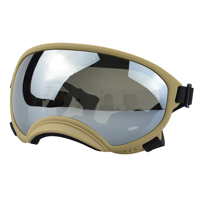 Új kisállat szemüveg színes napellenző UV-szűrős kutya napszemüveg nagy kutyáknak kültéri katonai kutya védőszemüveg