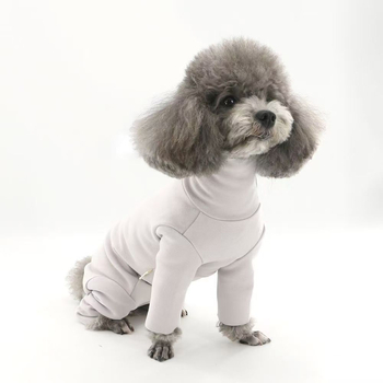 Ζεστό γιακά για σκύλους, Φθινόπωρο και Χειμώνας, Προστασία από τον αυχένα, Μακρύ μπλουζάκι με πλήρη τσάντα, Τσάντα για κατοικίδια, Ολόσωμη φόρμα με βελούδο και ψηλό γιακά για σκύλους, Φθινόπωρο και Χειμώνα