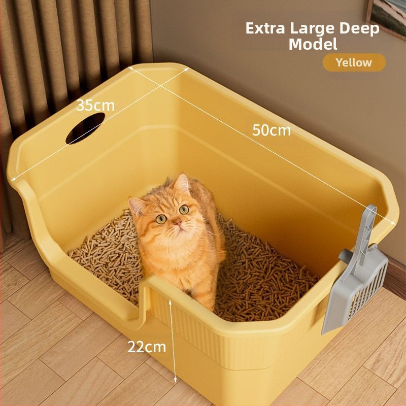 Prijenosni umivaonik za mačji WC, veliki umivaonik za mačji WC koji se montira na automobil, sklopivi prijenosni umivaonik za mačji WC s zaštitom od prskanja