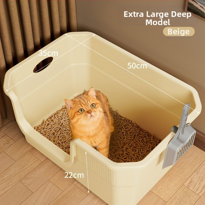 Prijenosni umivaonik za mačji WC, veliki umivaonik za mačji WC koji se montira na automobil, sklopivi prijenosni umivaonik za mačji WC s zaštitom od prskanja