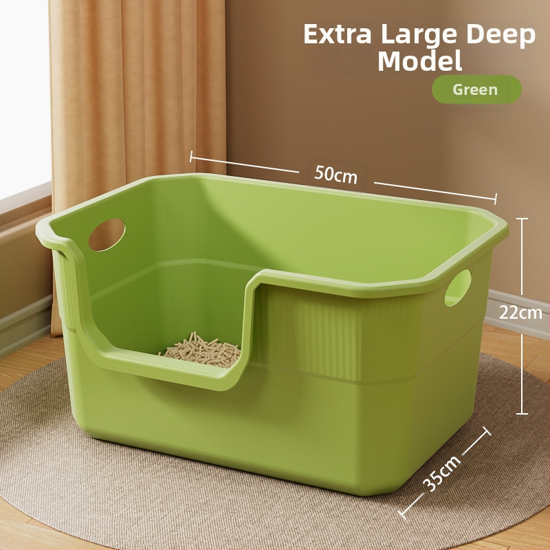 Prijenosni umivaonik za mačji WC, veliki umivaonik za mačji WC koji se montira na automobil, sklopivi prijenosni umivaonik za mačji WC s zaštitom od prskanja