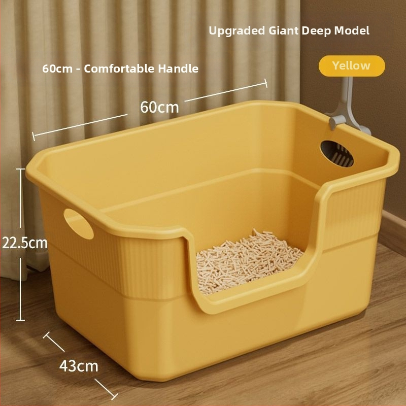 Prijenosni umivaonik za mačji WC, veliki umivaonik za mačji WC koji se montira na automobil, sklopivi prijenosni umivaonik za mačji WC s zaštitom od prskanja