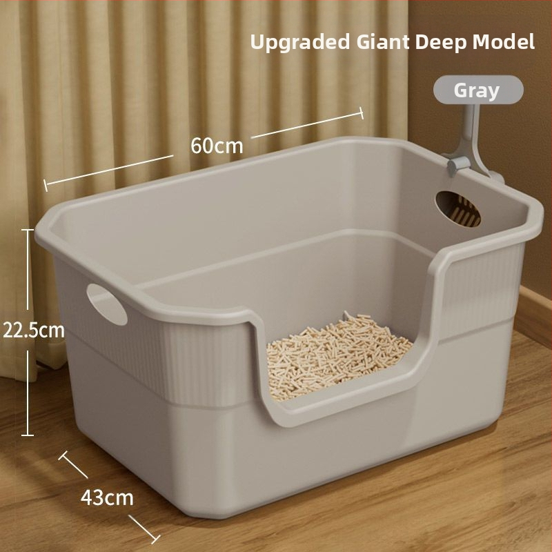 Prijenosni umivaonik za mačji WC, veliki umivaonik za mačji WC koji se montira na automobil, sklopivi prijenosni umivaonik za mačji WC s zaštitom od prskanja