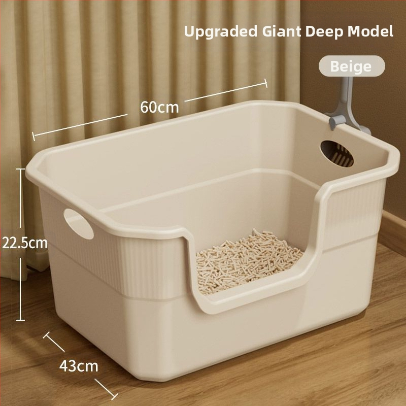 Prijenosni umivaonik za mačji WC, veliki umivaonik za mačji WC koji se montira na automobil, sklopivi prijenosni umivaonik za mačji WC s zaštitom od prskanja