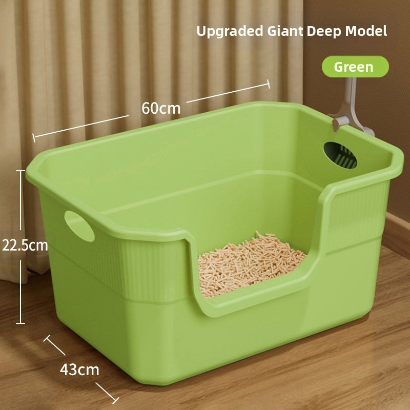 Prijenosni umivaonik za mačji WC, veliki umivaonik za mačji WC koji se montira na automobil, sklopivi prijenosni umivaonik za mačji WC s zaštitom od prskanja